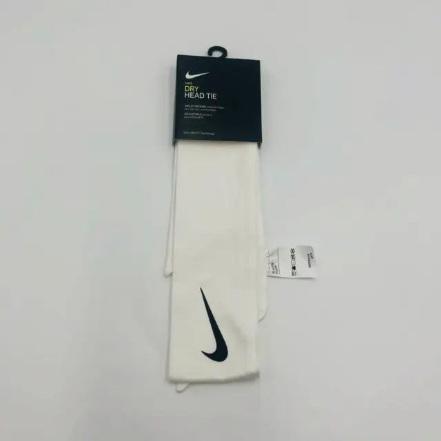 Brand New Nike Unisex Dri- Fit Head Tie/ Headband Black & White