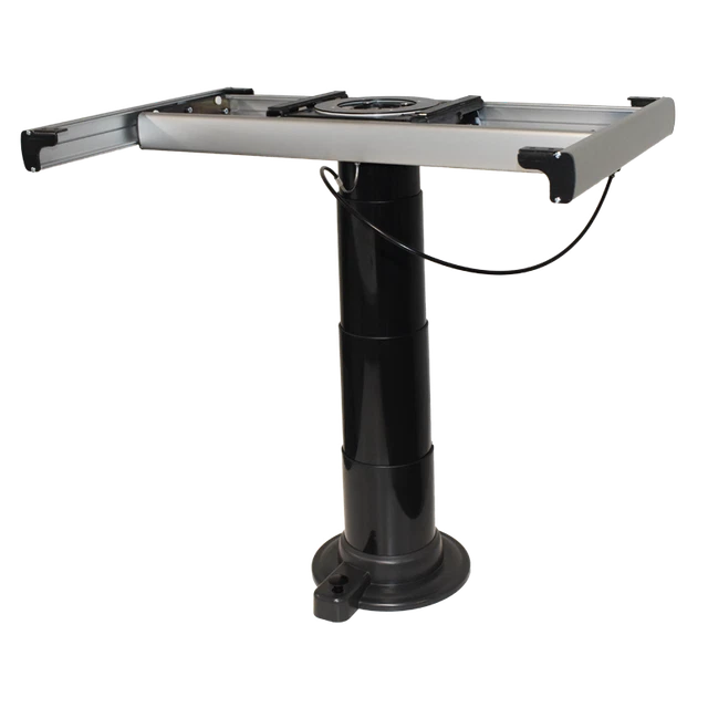 Nuova Mapa Adjustable Height Table Leg With Turn Table And Slide Black-**New**
