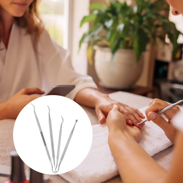 4 pz strumenti per manicure pinze per cuticole kit per unghie tosatrici strumenti per unghie 3
