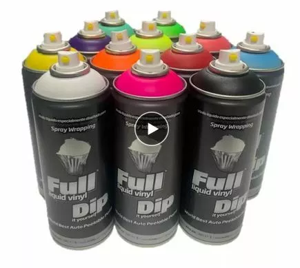 Peinture Vinyle FULL DIP COULEUR MAT Spray Plasti FULLDIP covering