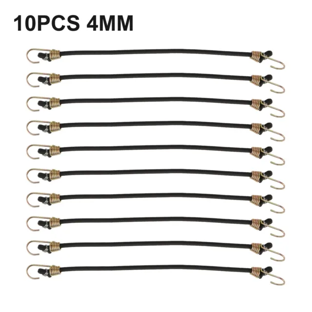 Confezione da 10 corde bungee elastiche per un uso durevole e pratico lunghezza