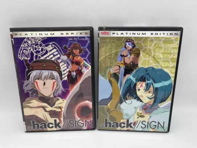 Hack SIGN Vol 1 Login Platinum Series DVD Anime