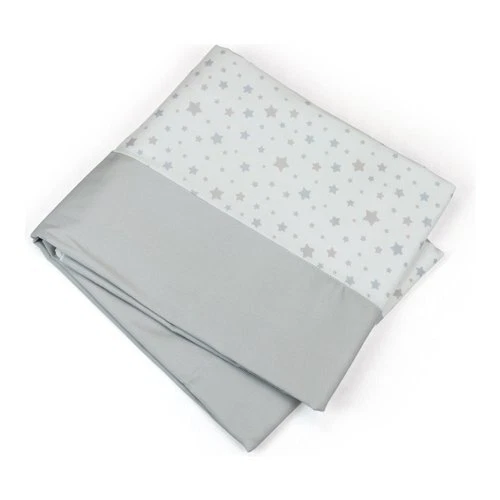 Sacco copripiumino lettino Stelle Grigio Baby Idea