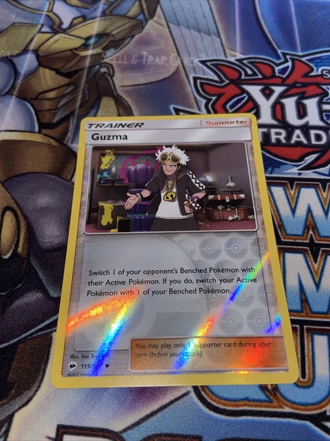 Pokemon Guzma - Reverse Holo - Burning Shadows 115/147 (NM)
