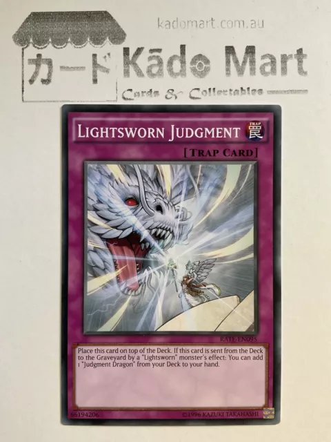 Lightsworn Judgement RATE-EN095 Unlimited Edition YuGiOh TCG Card