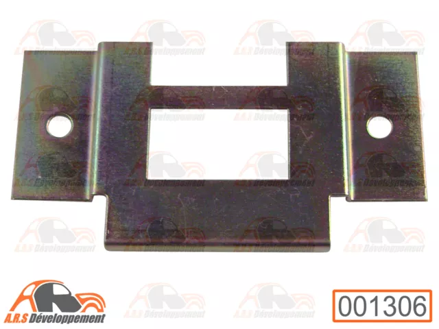 TOLE  pour fixation patte gache serrure de Citroen MEHARI  - 001306 -