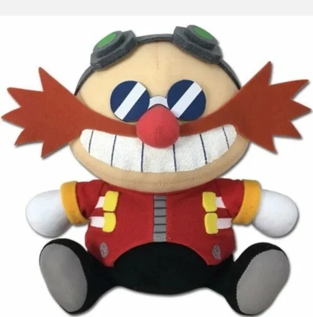 SONIC THE HEDGEHOG 7" DR. ROBOTNIK/EGGMAN SD SITTING PLUSH NEW WITH