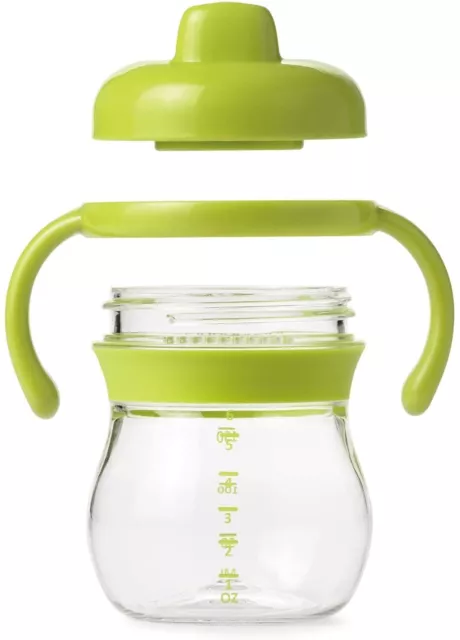 Oxo Tot Hard Spout Trinkbecher für Baby & Kleinkind auslaufsicher grün 175ml 2