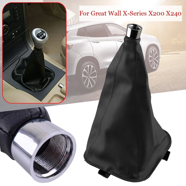Housse de botte à levier de vitesses noire flambant neuve pour Great Wall X200
