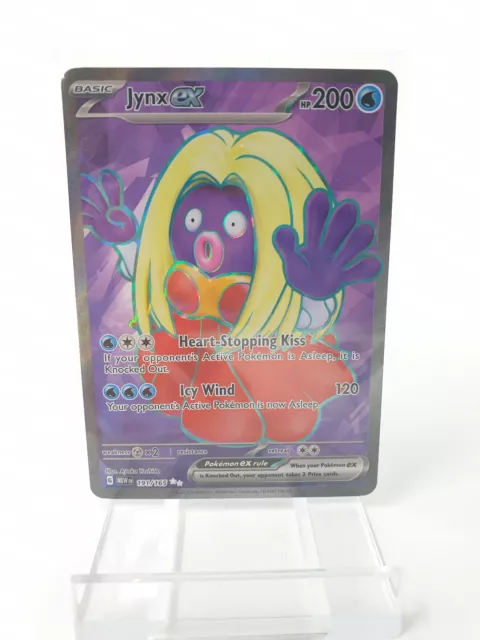 Jynx EX 191/165 Pokemon Card 151 English TCG Scarlet & Violet Full Art Rare