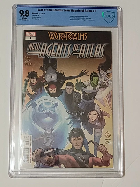 War of the Realms: New Agents of Atlas #1 CBCS 9.8 1st App of Aero Luna, not cgc