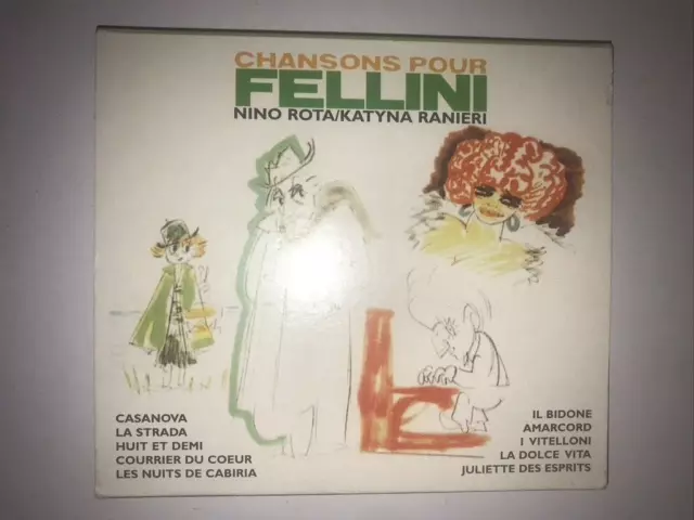 CD Nino Rota/Katyna Ranier - Chansons Pour FELLINI CINEMA LA STRADA - AMARCORD