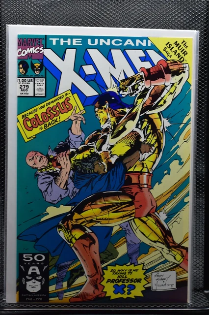 Uncanny X-Men #279 Marvel 1991 Chris Claremont & Jim Lee Wolverine Colossus 9.4