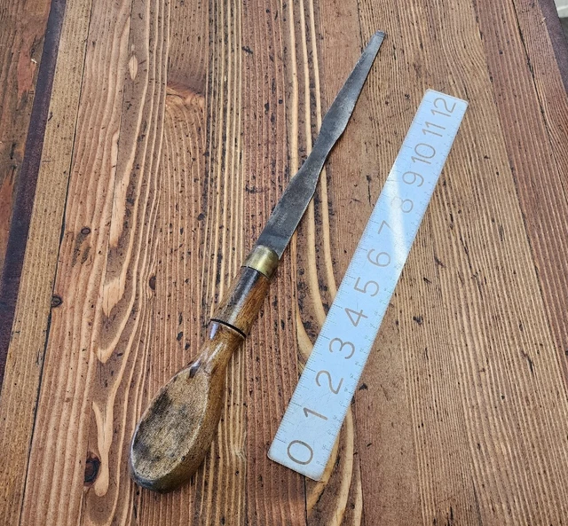 Rare Vintage Tools Woodworking CABINETMAKERS' Machinist SCREWDRIVER 14" ☆ENGLAND