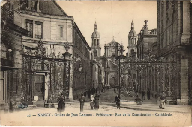 CPA NANCY Grilles de Jean LAMOUR (990972)