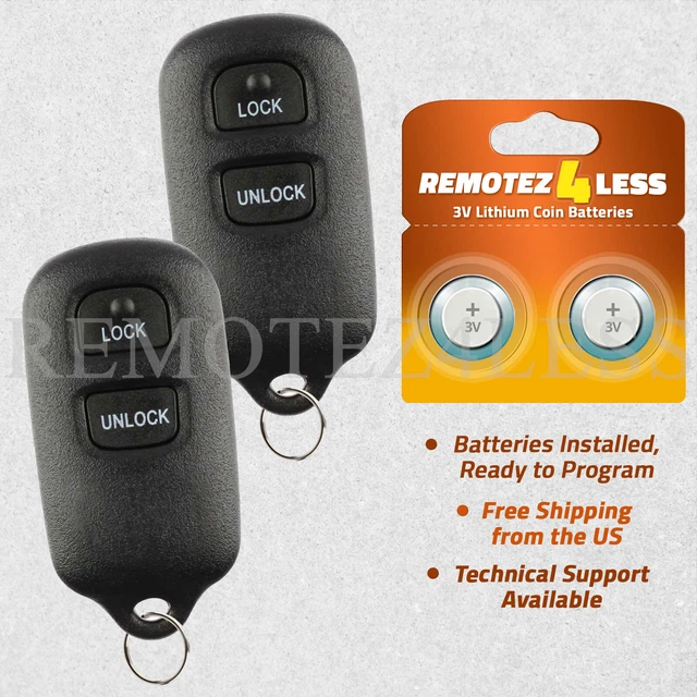 2 For 2000 2001 2002 2003 Toyota Tundra Keyless Entry Remote Car Key Fob