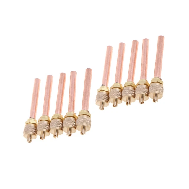 10Pcs Access 1/4 inch SAE 1/4 inch OD 2.755 inch Stem Strong Core AC Air Co I8X7
