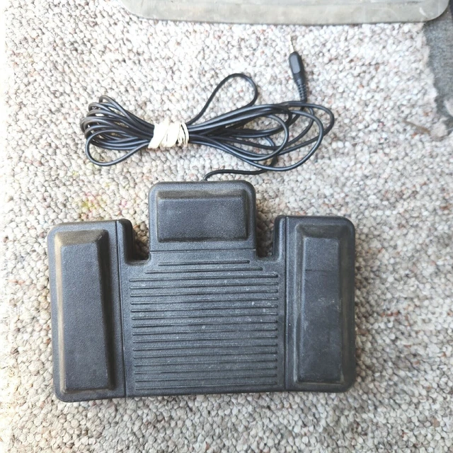 Philips Transcriber Foot Control Pedal Type LFH 0109/00 For Dictation Machines.