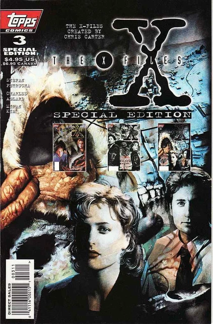 The X-Files #3 Near Mint 1995 Special Edition Topps Comics Reprints Issues 7-9