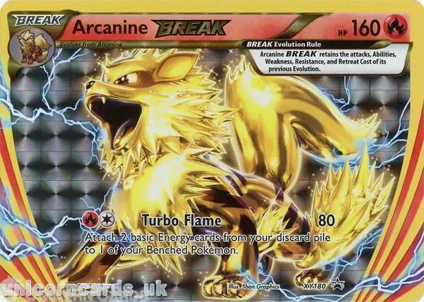 Arcanine Break XY180 JUMBO OVERSIZED Promo Holo Mint Pokemon Card