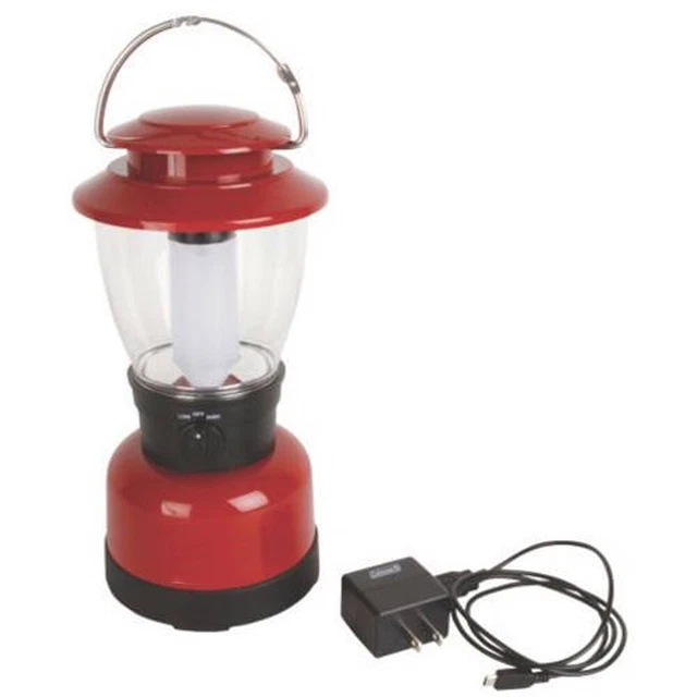 LED Camping Lantern With Rechargeable Battery & Power Cord 400 Lumen Waterproof
