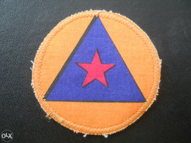 Abzeichen Jugoslawien Zivilschutz Civil Protection Yugoslavia Patch