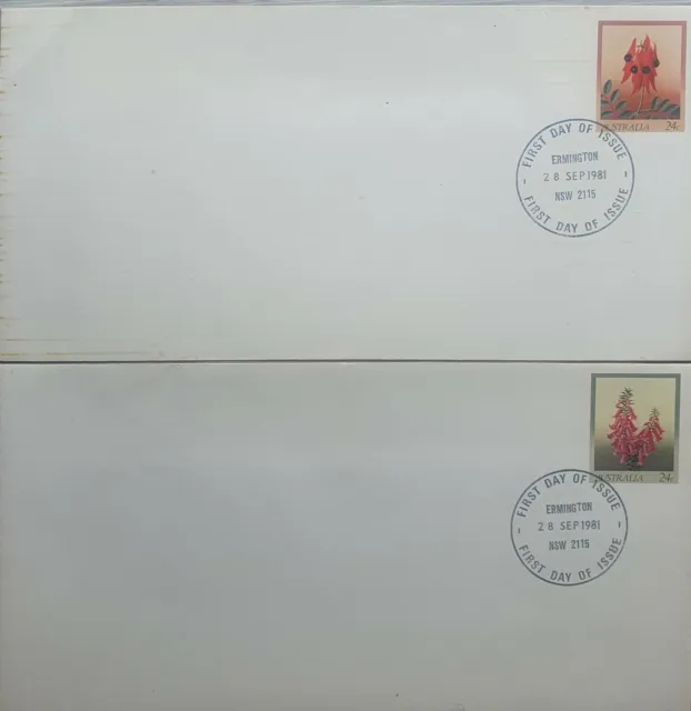 1981 Pre-paid Envelopes - Set Of 2