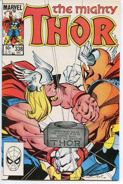 THOR #338 (1983) 2ND Appearance Beta Ray Bill MARVEL COMICS