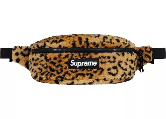 Supreme - Supreme Leopard Fleece Backpack- Red – Streetwear Official