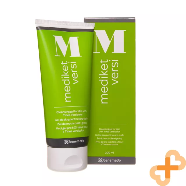 MEDIKET VERSI Cleansing Gel For With Tinea Versicolor 200ml Skin Body Shower