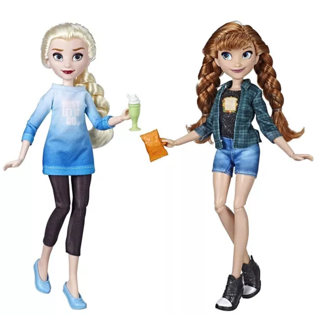 Puppen Anna & Elsa Freizeit-Outfit | Disney Eiskönigin | Frozen | Hasbro