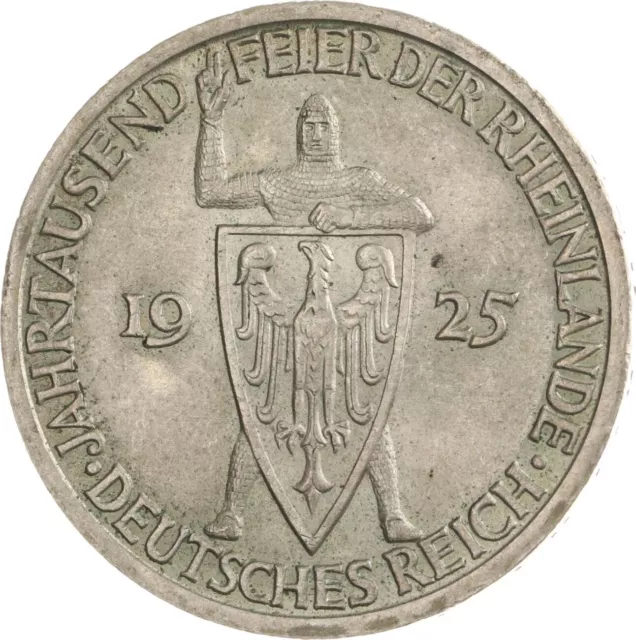 Weimarer Republik - 3 Mark 1925 A - Rheinlande
