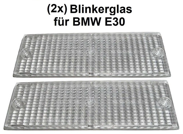 INLY - Lot De 2 Verres Clignotant Avant Orange Pour BMW Série 3 E30 (1982-1994) - Compatible Références OEM 63131370394 Etc. - 7