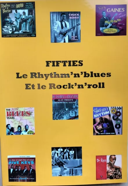 FIFTIES – Le Rhythm’n’blues Et le Rock’n’roll (livre en Français - Neuf) 