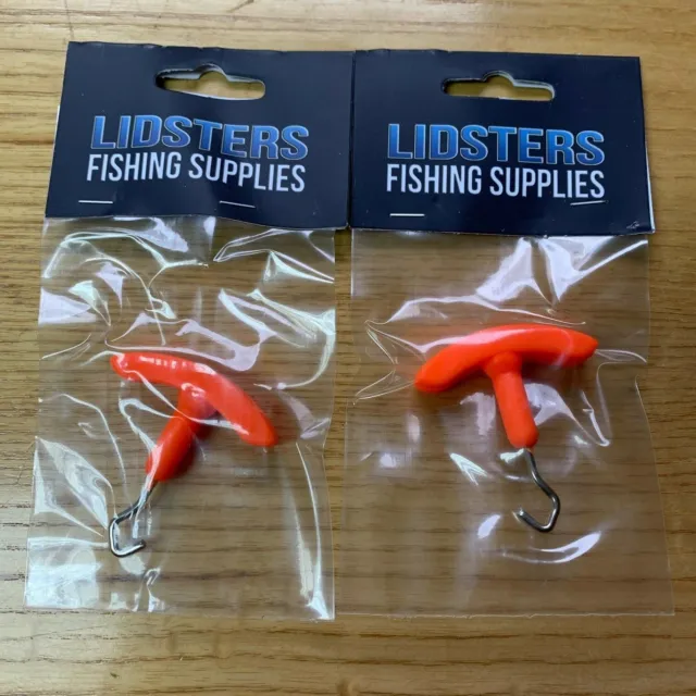 2 x Stainless Steel Knot Hair Rig Puller Tool Carp Fishing Tackle Hook Lidsters