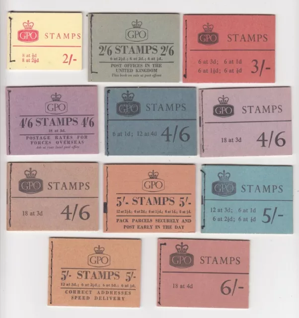 GB. Stitched Booklets Pre Decimal