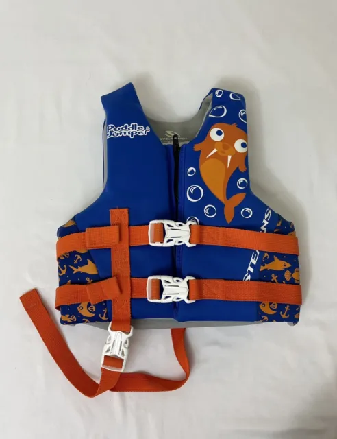 Stearns Puddle Jumper Kids Life Jacket Vest Childrens Blue 30-50 lbs