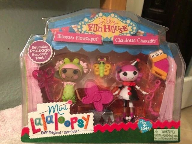 LALALOOPSY Mini SIZE DOLL - Silly Funhouse Blossom Flowerpot Charlotte - NEW
