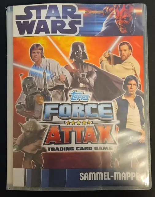 Topps Force Attax Movie Card Serie 1 Sammel-Mappe Album Heft mit 231 Karten