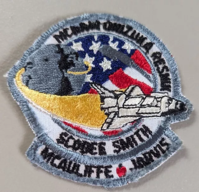 VTG NASA Space Shuttle 25th Mission Challenger Flight STS-51-L 1986 McNair Patch