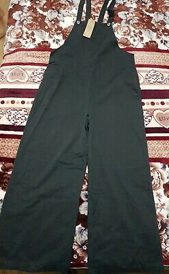 Next Charcoal Grey Dungarees Relaxed 16 Years