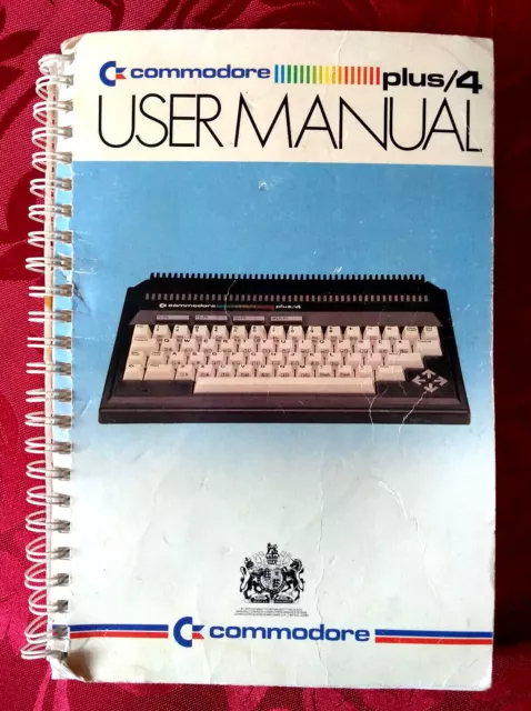 Commodore Plus/4 User Manual  Book  Guide Vintage