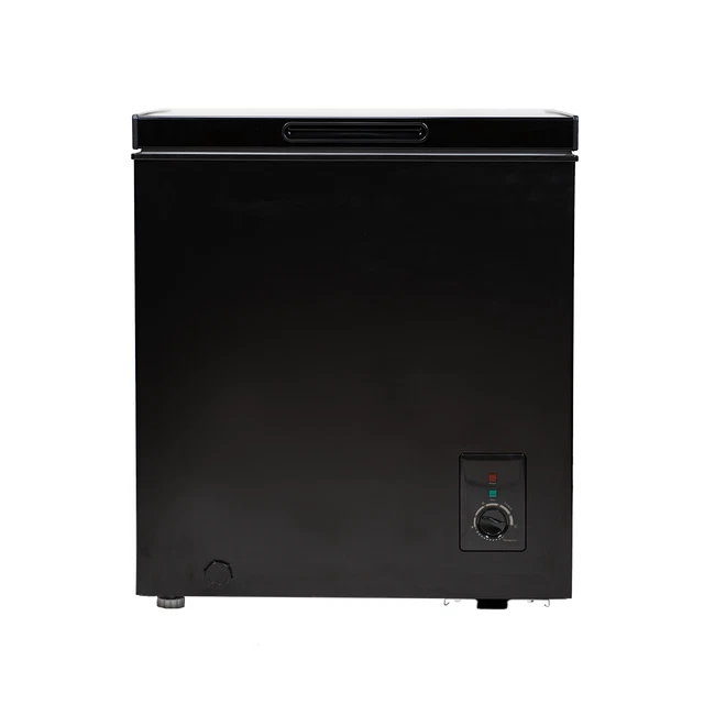 BLACK CHEST FREEZER, Freestanding, 66L Capacity With Basket SIA