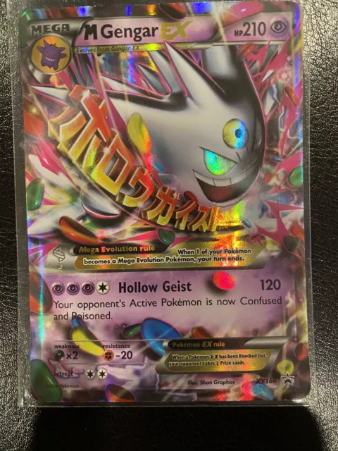 SHINY MEGA GENGAR EX HOLO RARE XY166 LP XY Black Star PROMO Card! $24.30 -  PicClick