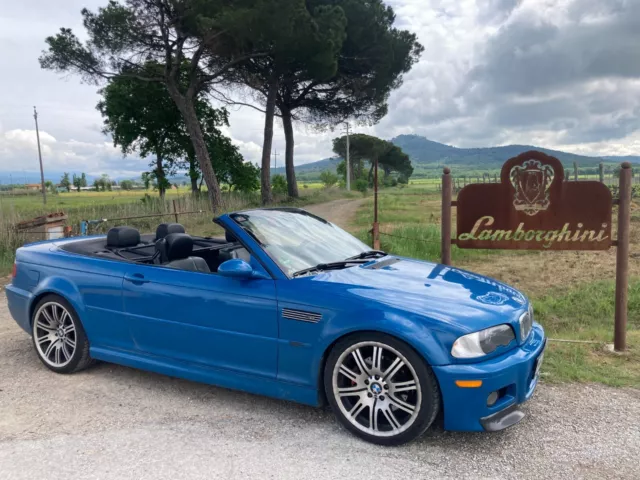 BMW E46 M3 Cabriolet Laguna Seca blau, Handschalter, TÜV 12/23