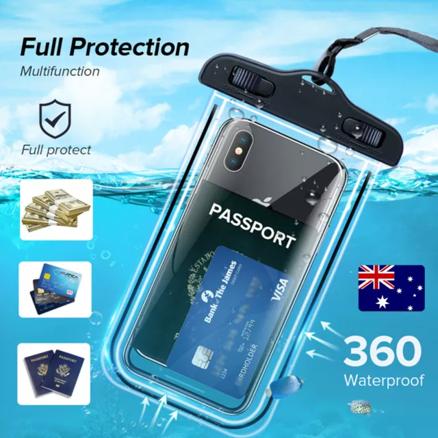 Waterproof Underwater Case Float Bag Dry Pouch for Mobile Phone iPhone Samsung