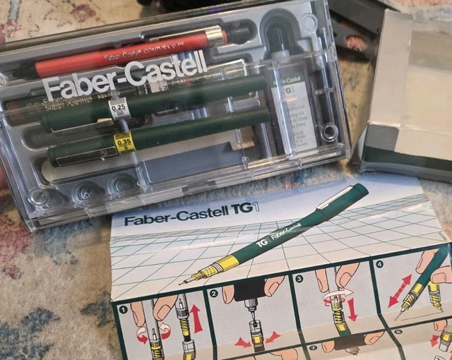 Vintage Druckbleistift FABER CASTELL TK 9765 Hell/Mittelgrün Germany