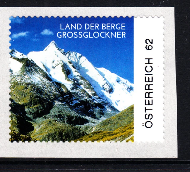 2012, 62 Cent,**,postfr.,ATM, AWZ, Grossglockner, breiter Rand,Nr 915