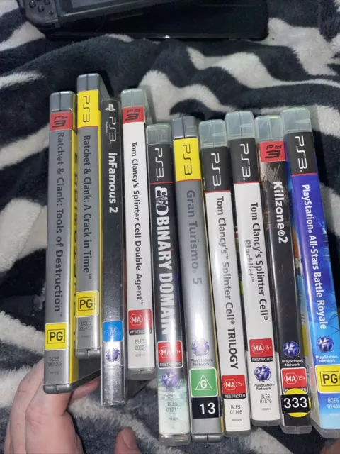 ps3 games lot - Kill zone 2 / Splinter Cell / Ratchet And Clank And More