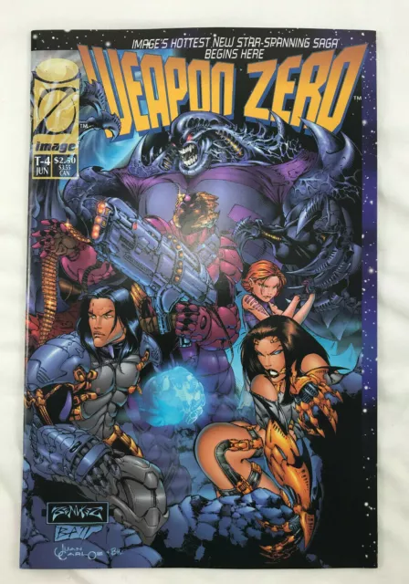 Weapon Zero #T-4 Image Comic 1995 1st Print Top Cow Simonson Benitez